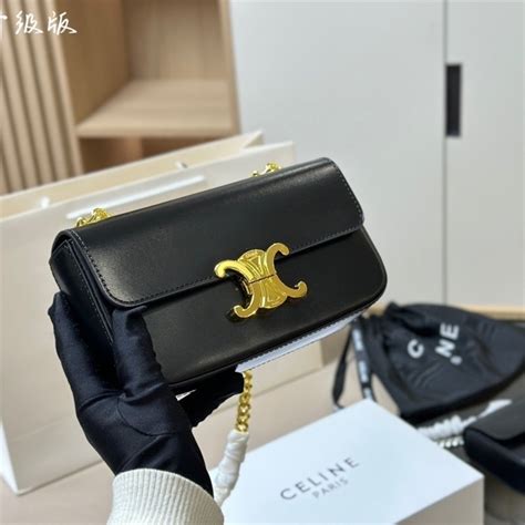 CELINE Triomphe老花新成員報到！金屬鎖頭、復古方形秋冬新 .